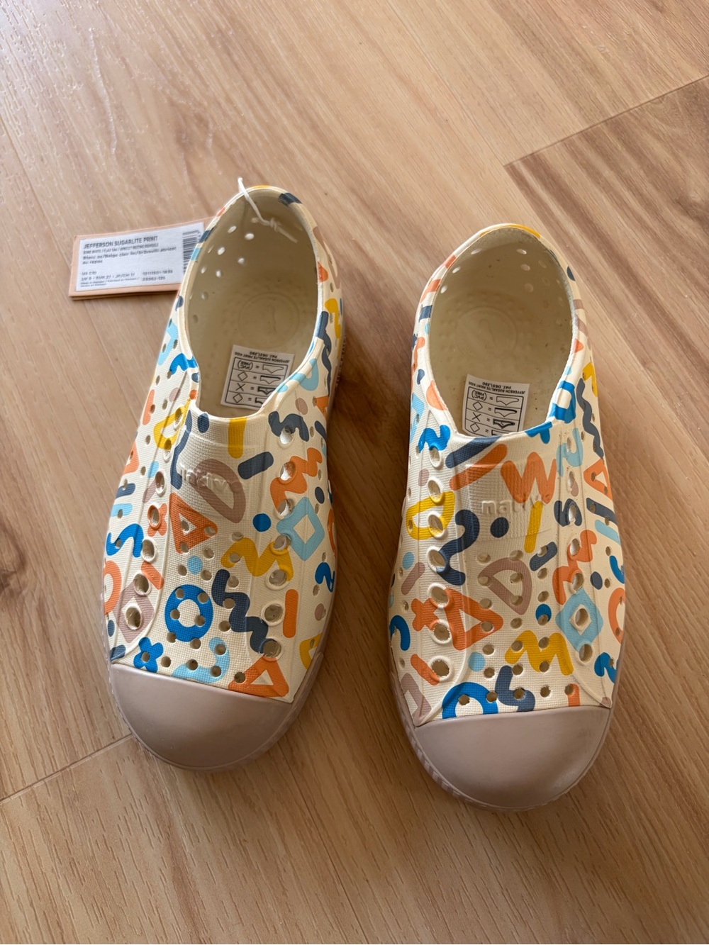 NWT Kids Native Jefferson Sugarlite Print Slip on shoes
